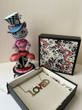 Gucci LOVE Multicolor Crystal Necklace